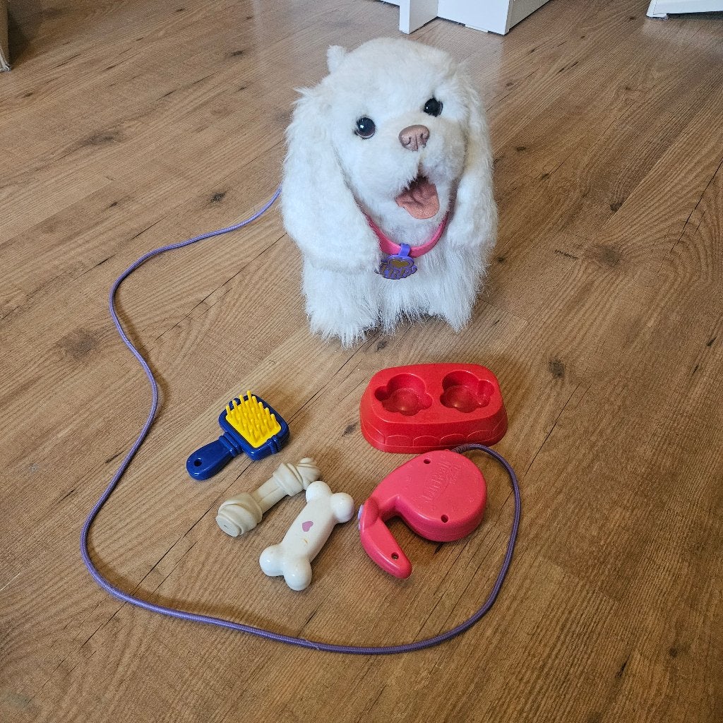 Jouet chien qui marche avec laisse FurReall, Ophalen, Gebruikt, Jongen of Meisje