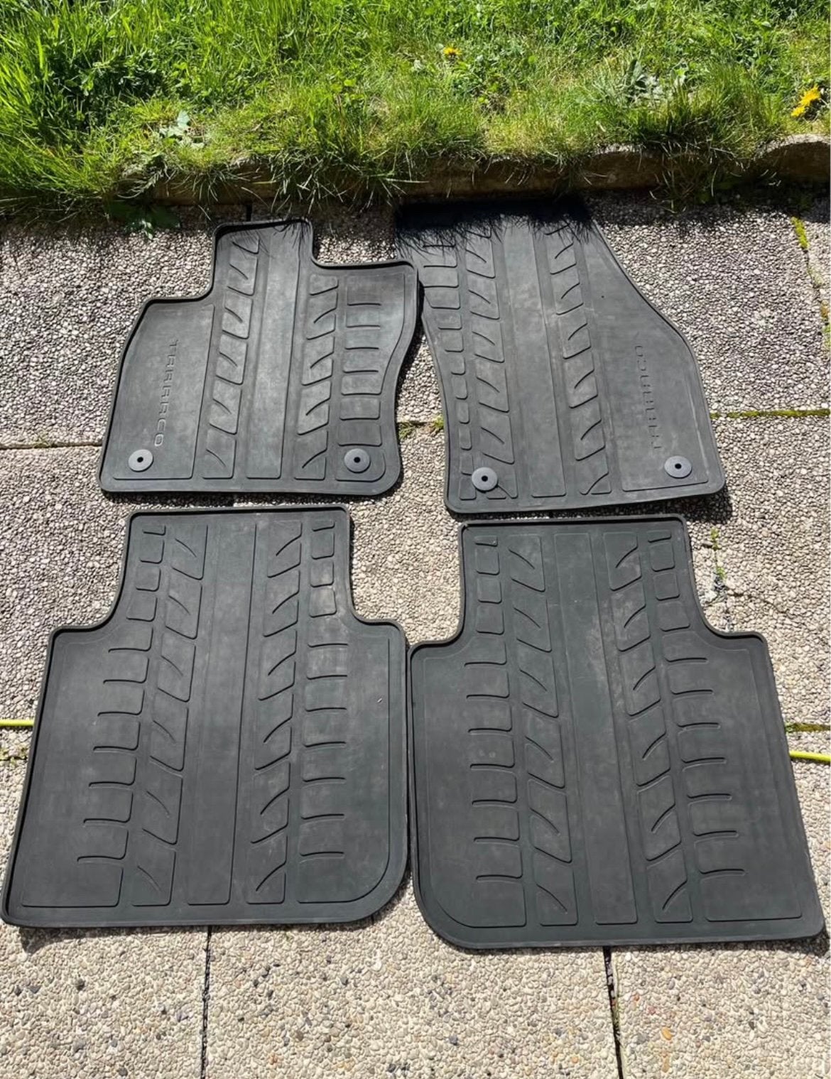 Rubber matten seat tarraco / tiguan allspace, Ophalen of Verzenden, Zo goed als nieuw