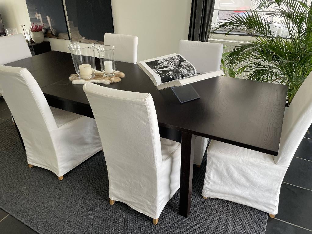 Stoelen, Huis en Inrichting, Stoelen, Ophalen, Strak, Wit, Zo goed als nieuw