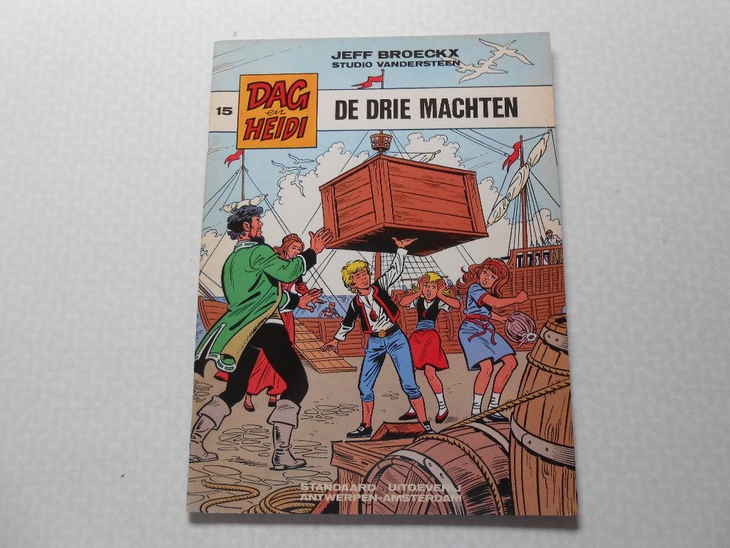 Dag en Heidi 15 De drie machten 1986 1 ste druk., Neuf, Enlèvement ou Envoi, Une BD, Jeff Broeckx