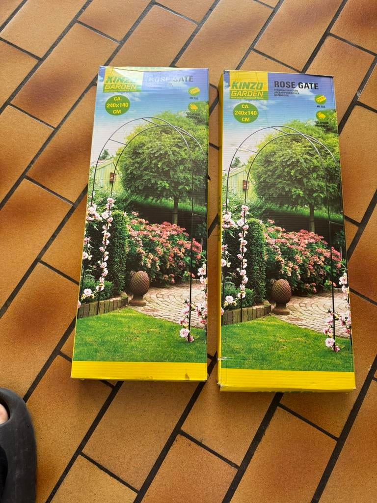 2x Nieuwe Rozenboog / Rose Gate Kinzo Garden – Nieuw in doos, Tuin en Terras, Ophalen, Zo goed als nieuw