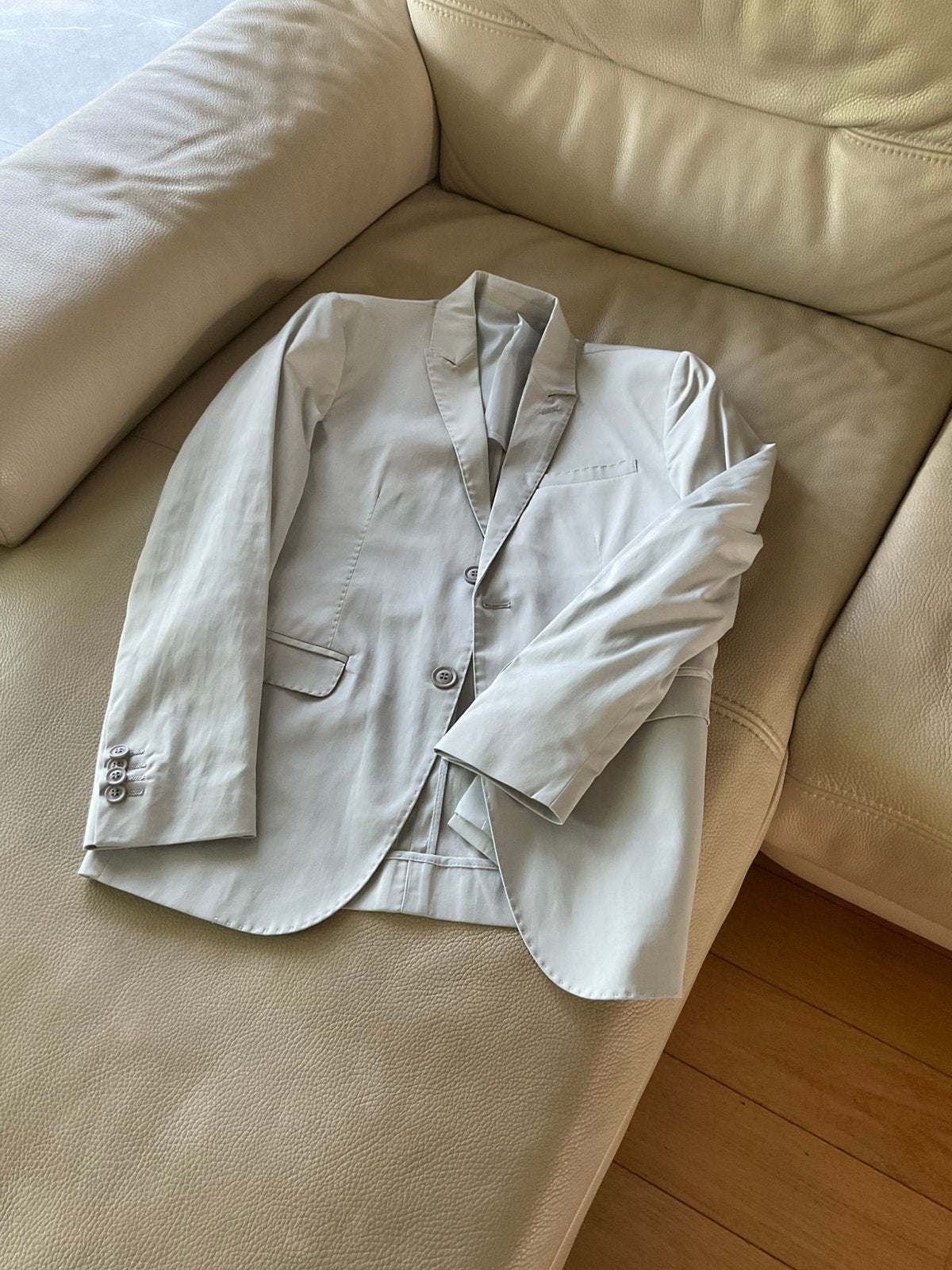 Blazer, Ophalen, Zo goed als nieuw, Maat 48/50 (M), Grijs