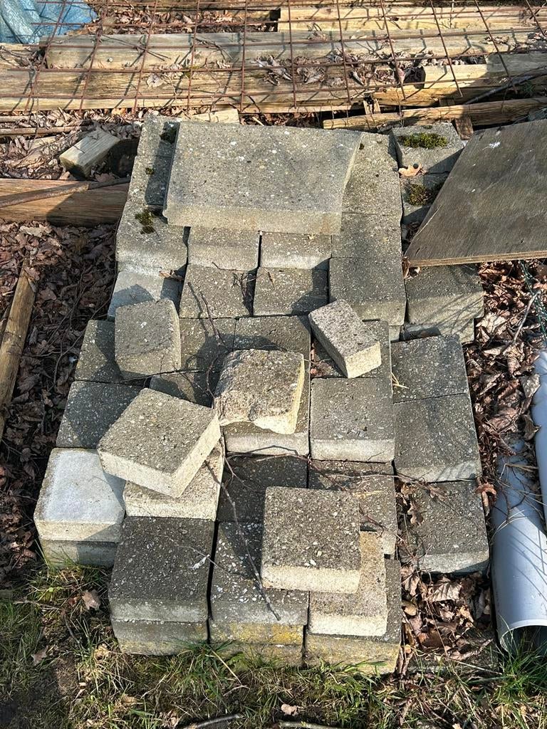 Partij klinkers, Tuin en Terras, Ophalen, Gebruikt, Klinkers