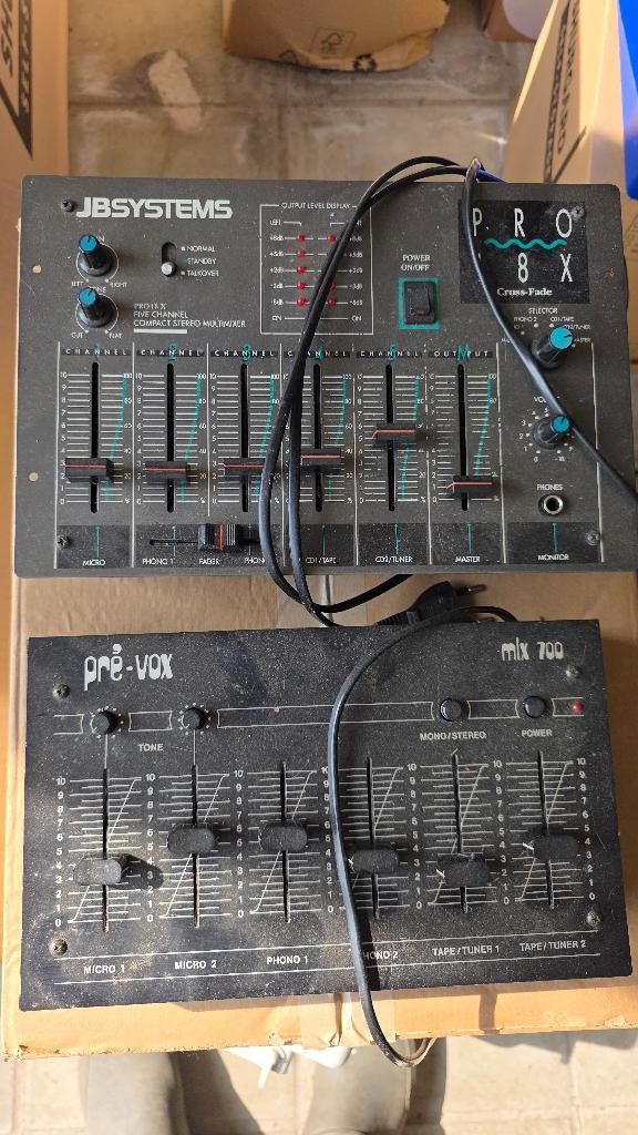 Tables mixage, Enlèvement, Utilisé