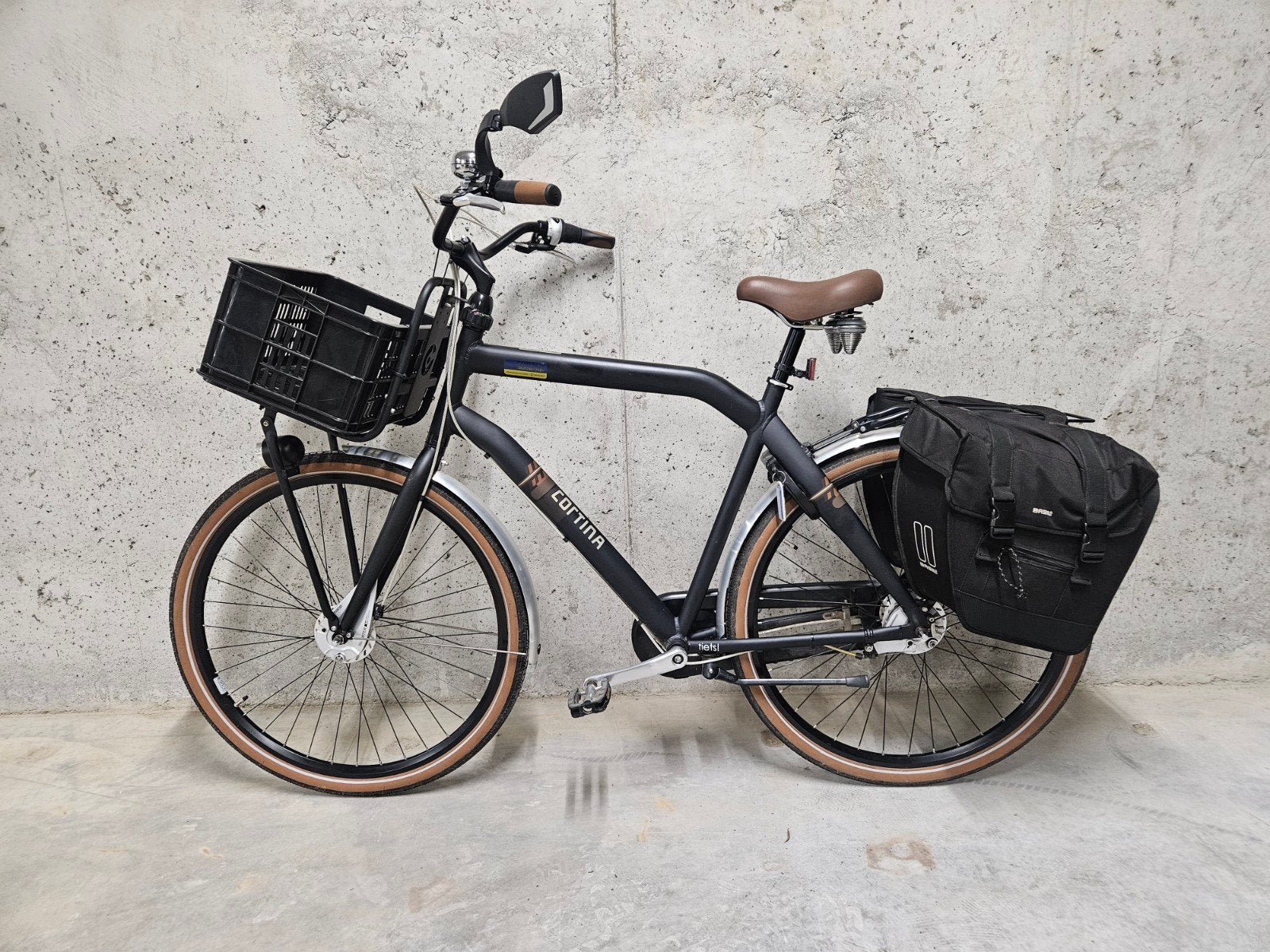 Cortina Crush 7 versnellingen, zo goed als nieuw, Versnellingen, Zo goed als nieuw, Schijfrem, 53 tot 57 cm