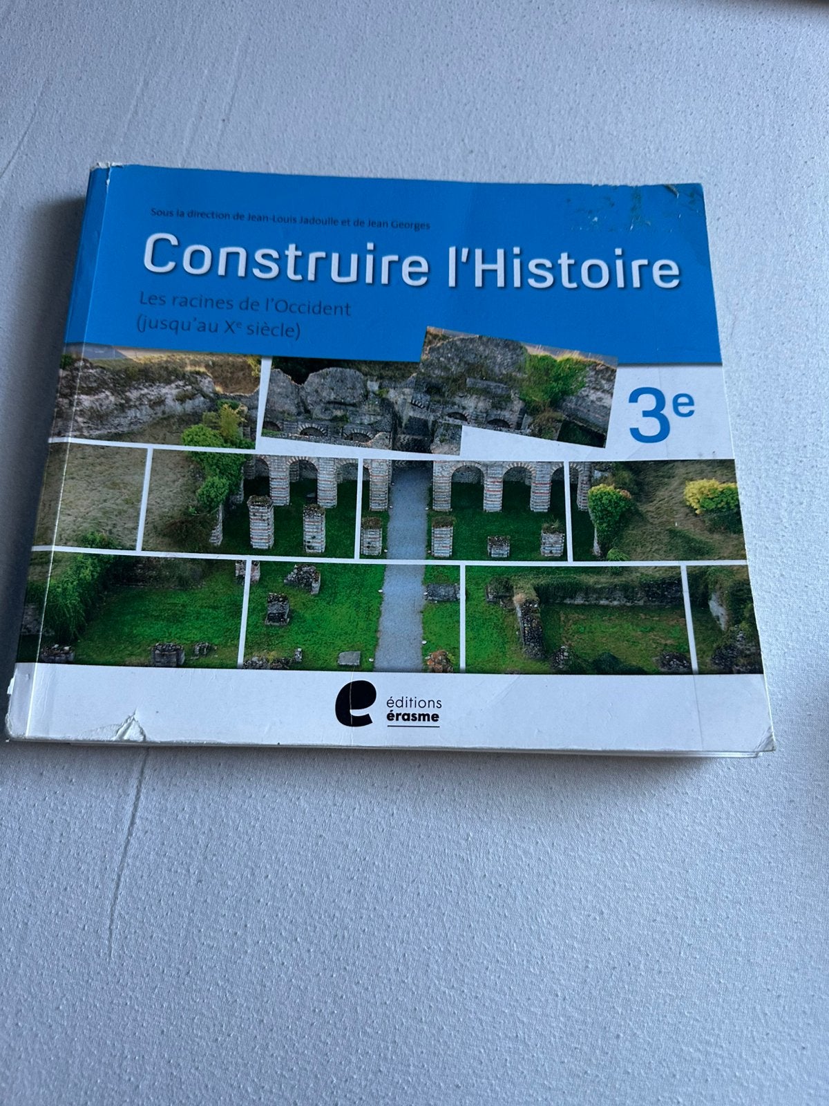Construire l'Histoire 3e - Éditions Érasme, Livres, Enlèvement, Comme neuf, Histoire