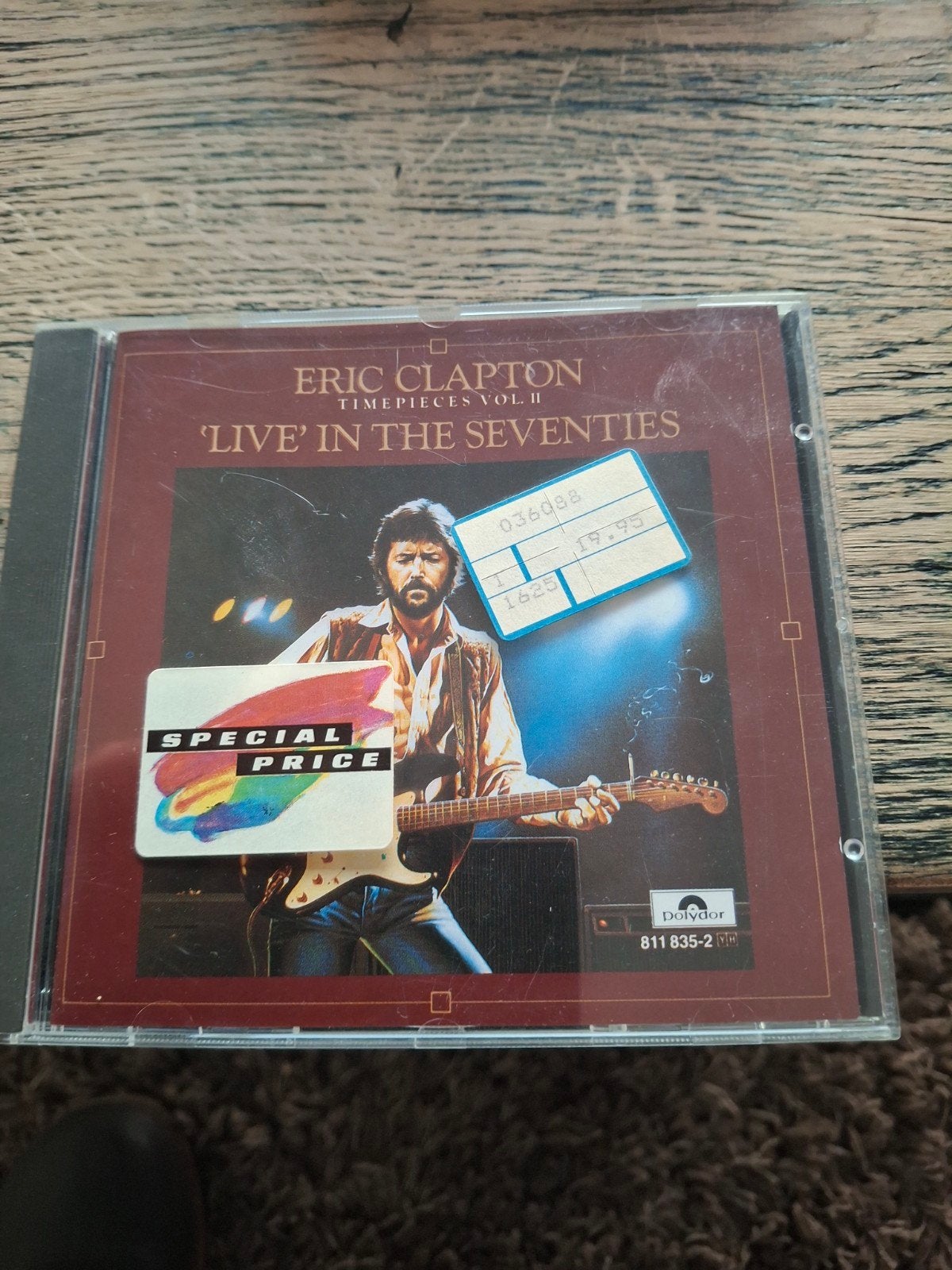 CD Eric Clapton en concert dans les années 70, Enlèvement ou Envoi