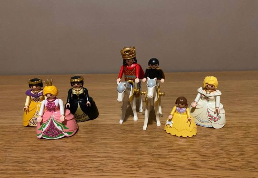 Playmobil Koninklijke familie en 2 paarden, Kinderen en Baby's, Ophalen, Zo goed als nieuw