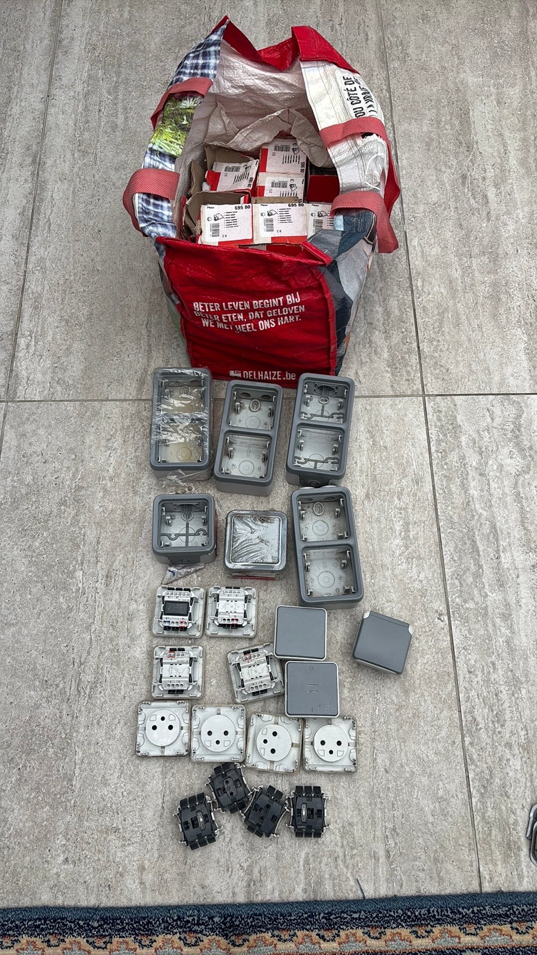 Lot de matériels Legrand plexo, Bricolage & Construction, Électricité & Câbles, Enlèvement, Utilisé, Autres marques, Interrupteur