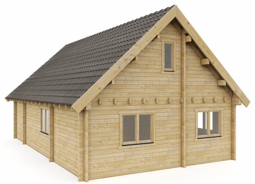 Nouvelles maisons de ville avec chalets sur mesure, Envoi, Neuf