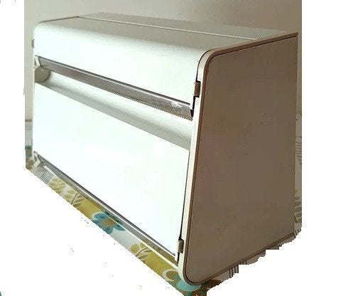 BRABANTIA dispenser voor papieren handdoeken en alu folie, Ophalen, Metaal, Wit, Brabantia