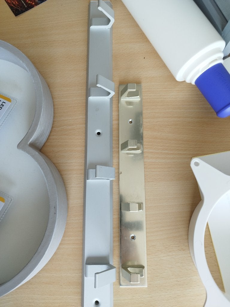 Set metalen wandkapstokken, Huis en Inrichting, Woonaccessoires | Kapstokken, Zo goed als nieuw, Minder dan 100 cm, Metaal, Ophalen