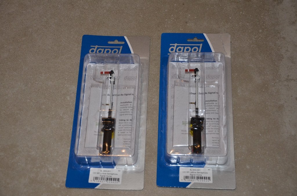HO-DAPOL 4l-003-001-Signal de sémaphore X 2 Pieces-neuf, Enlèvement ou Envoi, Neuf
