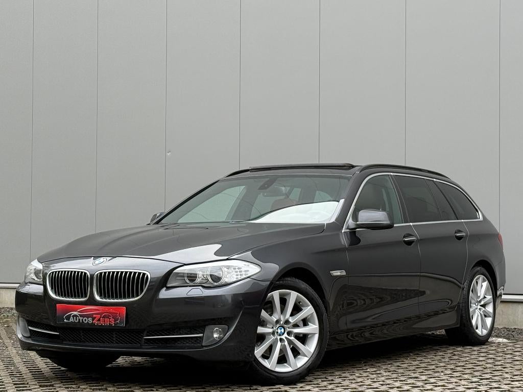 BMW 520 dA Touring Automaat Pano Camera Xenon Cruise Navi, Auto's, BMW, Bedrijf, Te koop, 5 Reeks, ABS, Achteruitrijcamera, Airbags