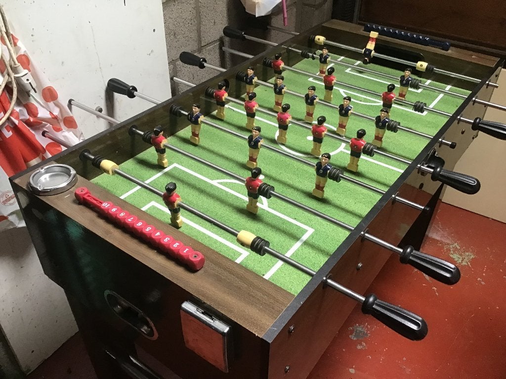 Voetbaltafel, Enlèvement, Utilisé