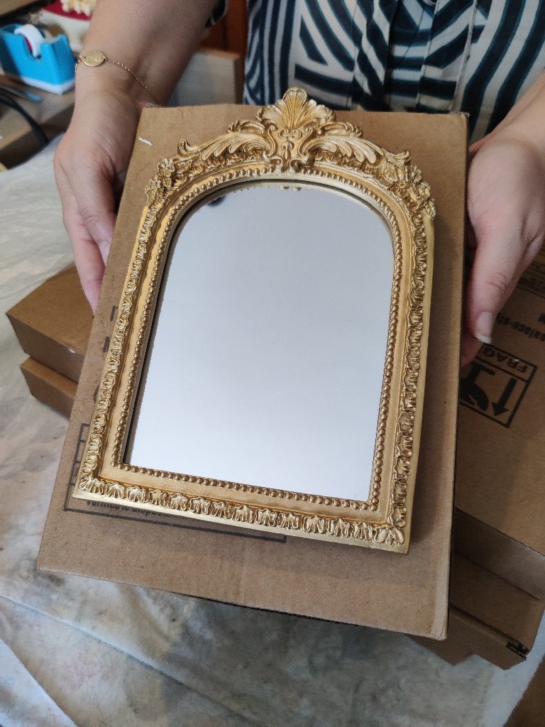 12 decoratieve spiegeltjes 18x25cm, Huis en Inrichting, Minder dan 50 cm, Ophalen of Verzenden, Zo goed als nieuw, Minder dan 100 cm