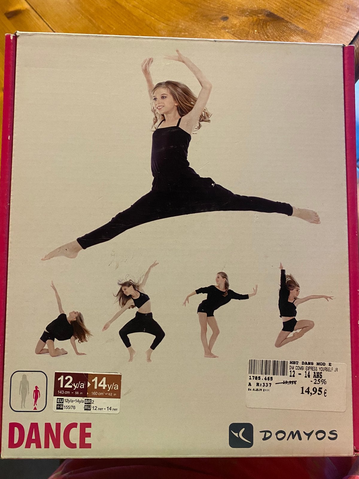 Habit combi danse fille 12-14 ans, Enlèvement, Neuf, Fille, Ensemble