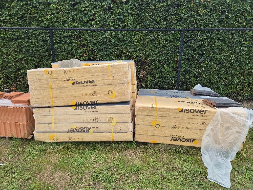 Isolatie Isover: Mupan façade, Doe-het-zelf en Bouw, Isolatie en Afdichting, Ophalen, 12 cm of meer, Zo goed als nieuw, 15 m² of meer
