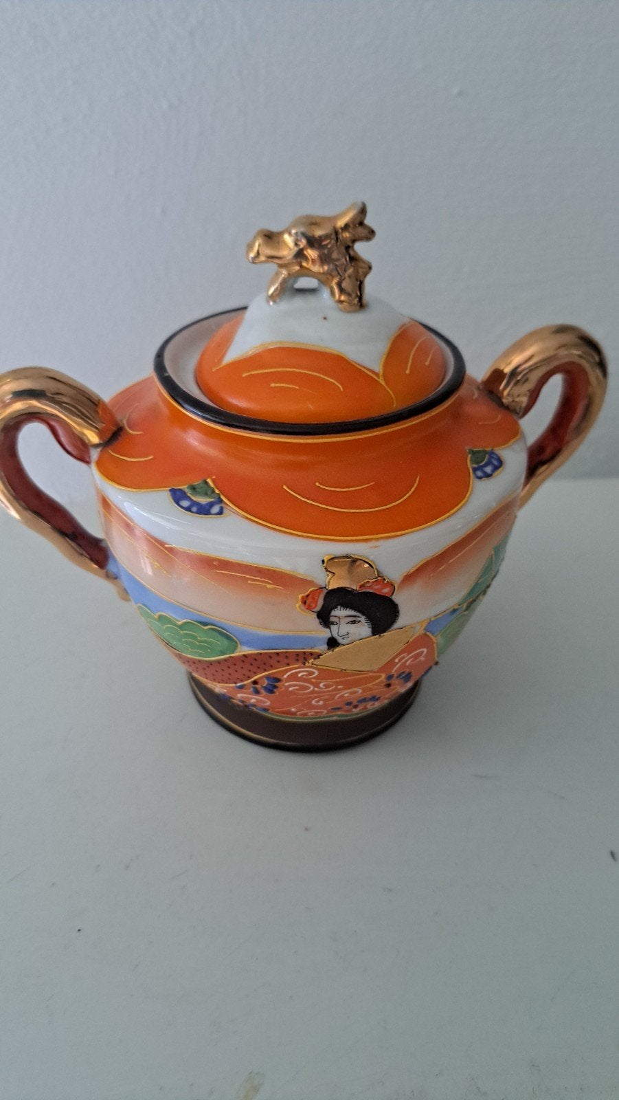 Japans potje met deksel, Antiek en Kunst, Ophalen
