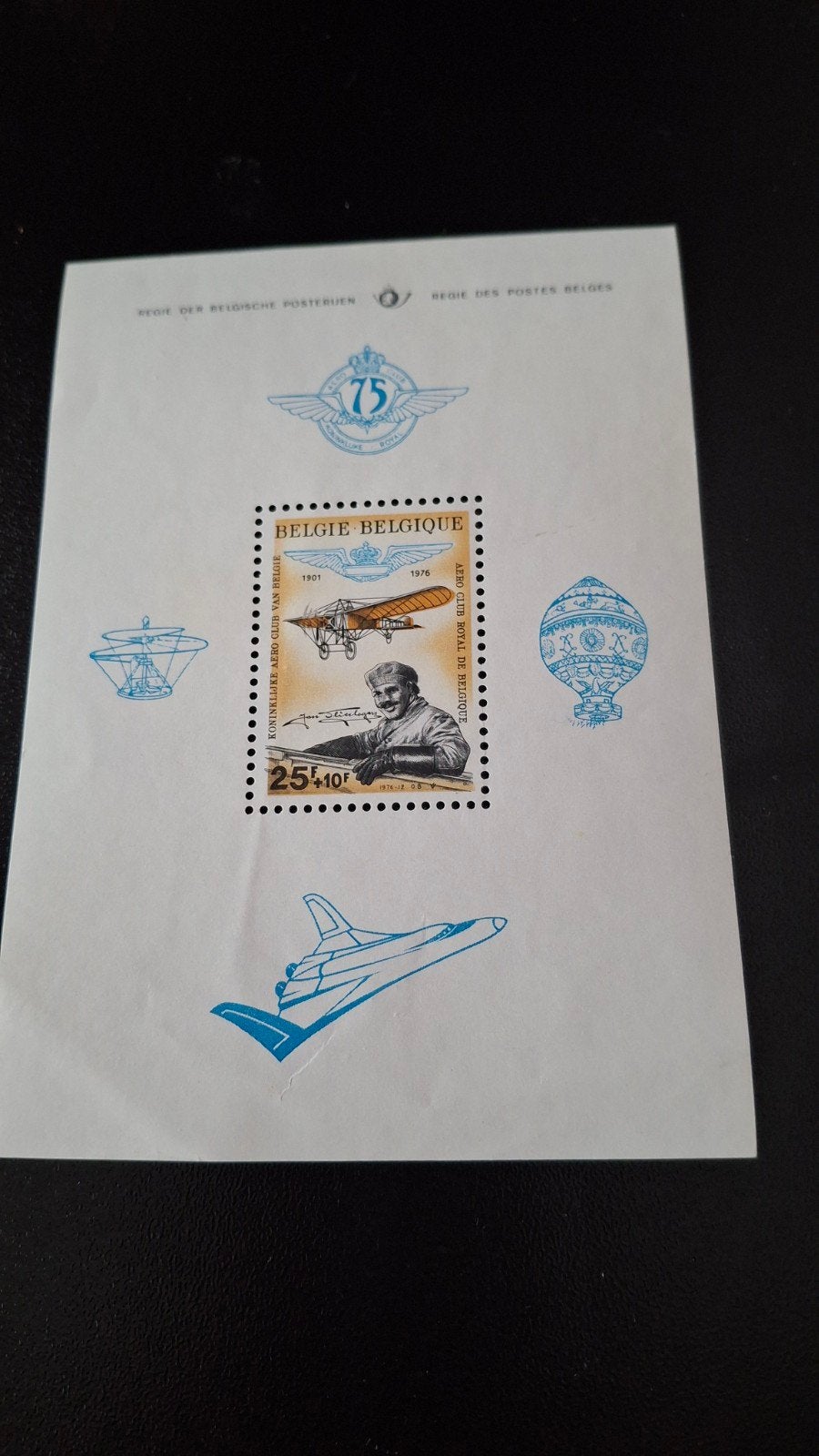 Timbre Belge Aero club royal de Belgique, Timbres & Monnaies, Timbres | Europe | Belgique, Enlèvement ou Envoi