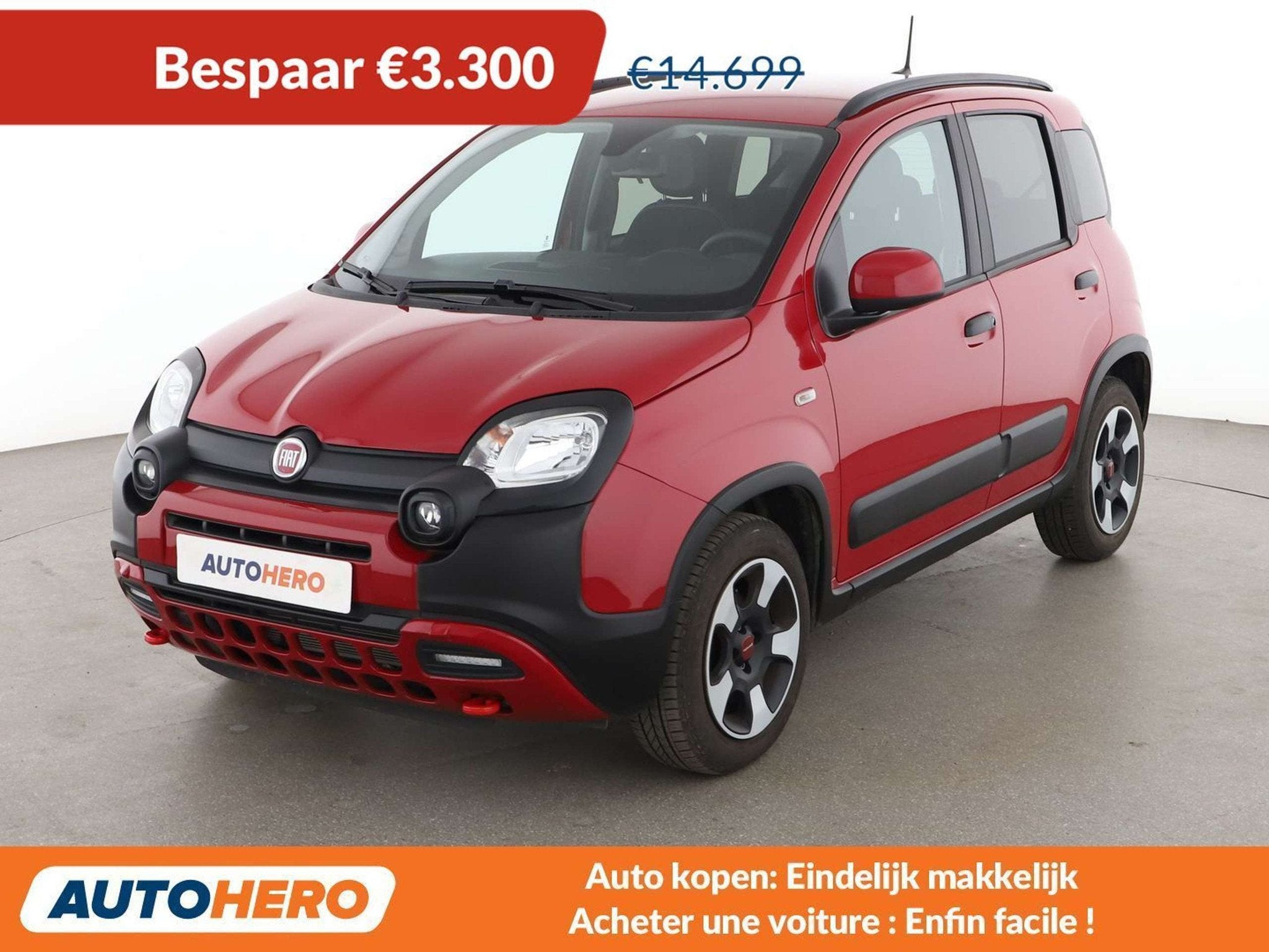 Fiat Panda 1.0 Mild-Hybrid Cross, Rouge, 116 g/km, Achat, Euro 6