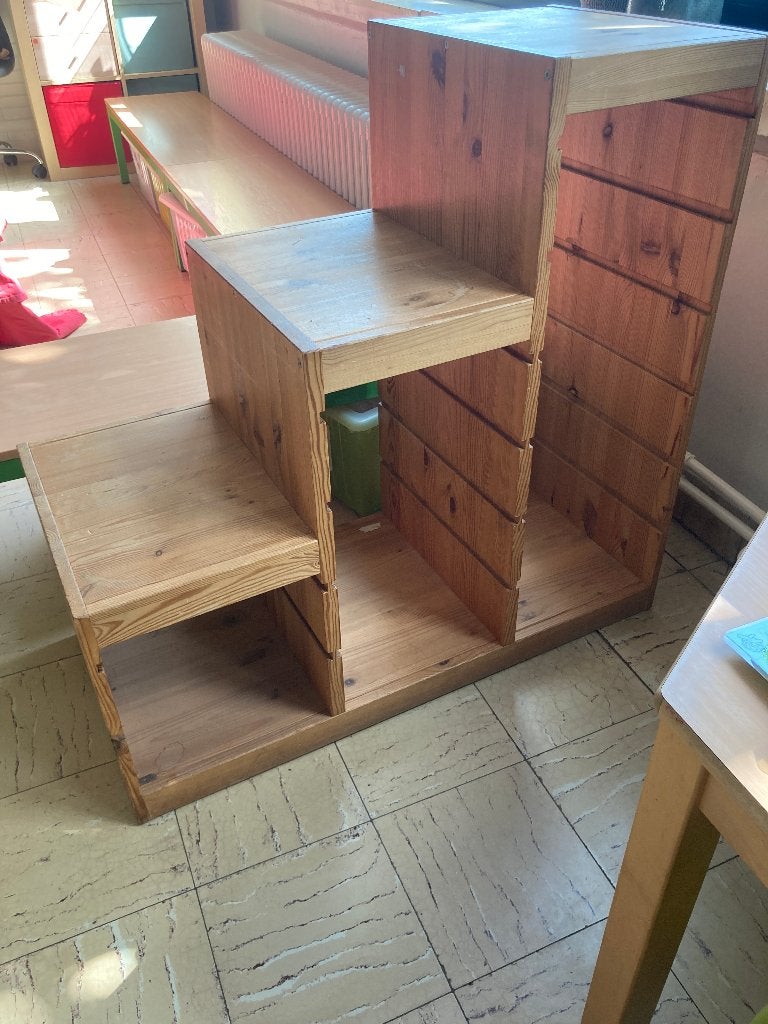 grenen opbergkast Trofast van Ikea, Enfants & Bébés, Chambre d'enfant | Commodes & Armoires, 90 à 105 cm, Enlèvement, Utilisé
