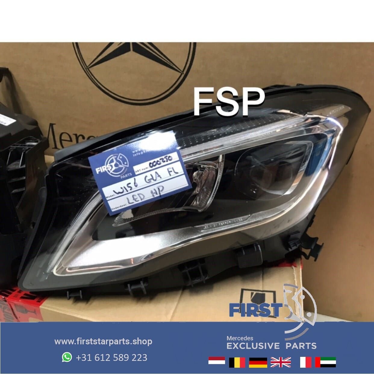 W156 FACELIFT LED KOPLAMP LINKS Mercedes GLA 2016-2020 High, Utilisé, -, -, Enlèvement ou Envoi