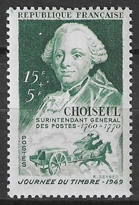 Francia 1949 - Yvert 828 - Étienne de Choiseul (PF), Timbres & Monnaies, Envoi, Non oblitéré
