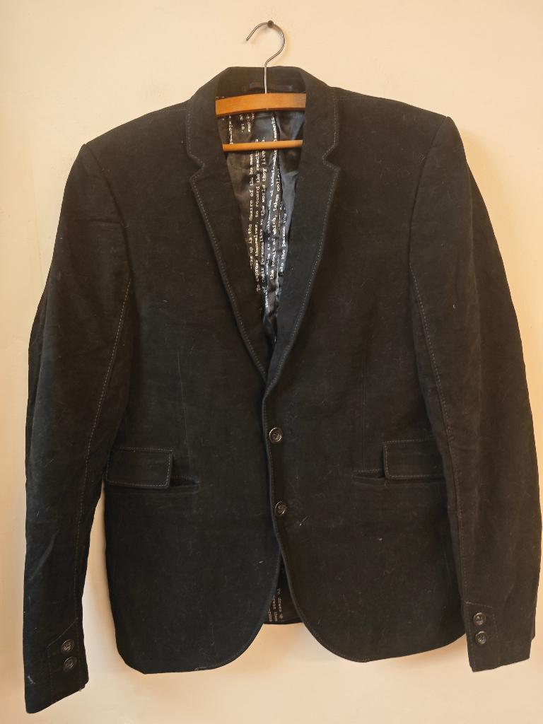 Blazer Hans Ubbink, Ophalen of Verzenden, Zo goed als nieuw, Maat 48/50 (M), Zwart