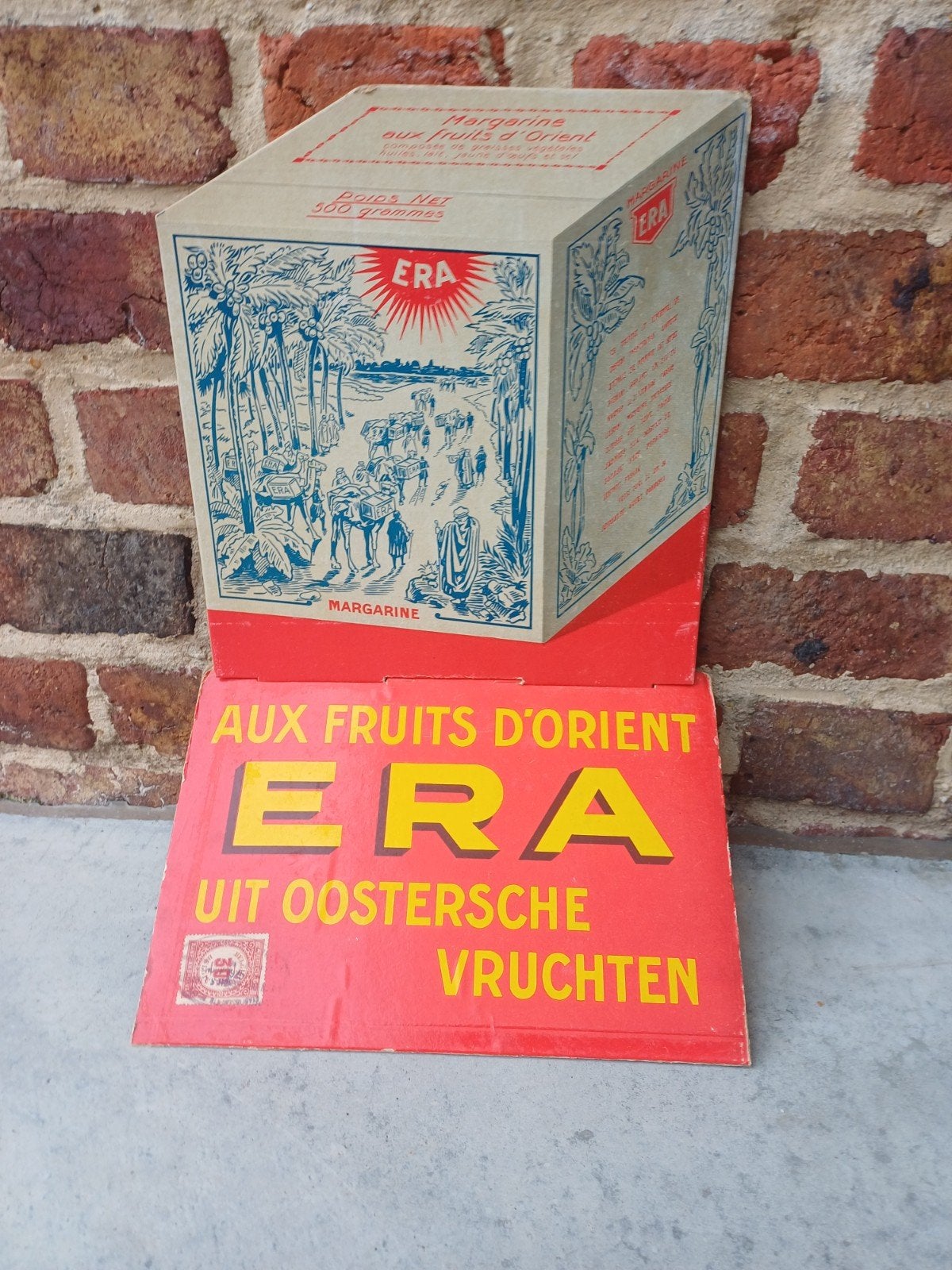 oud reclame karton era, Ophalen of Verzenden