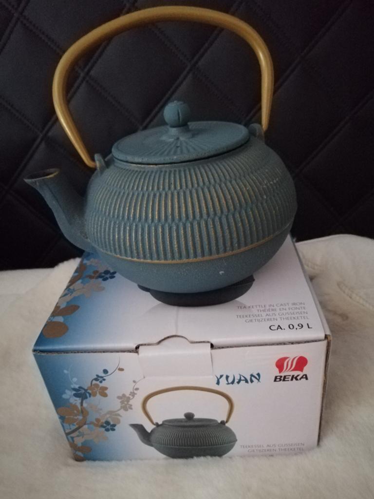 Gietijzeren theepot Beka 0,9L, Huis en Inrichting, Keuken | Potten en Pannen, Ophalen of Verzenden, Nieuw, Gietijzer, Overige typen