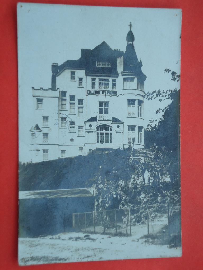 Bruxelles Ukkel - Uccle    Fotokaart Sint - Pieters College, Enlèvement ou Envoi, Avant 1920, Affranchie, Bruxelles (Capitale)