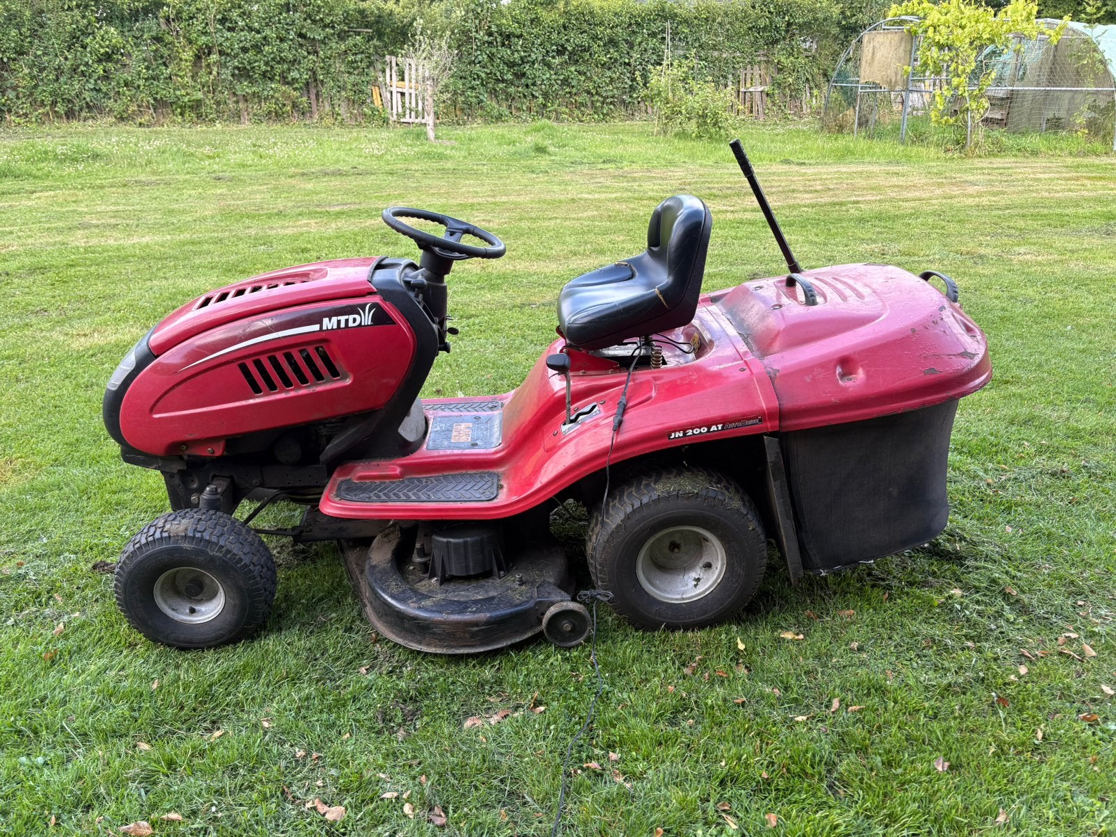 Tracteur tondeuse MTD 20 cv Automatique, Ophalen, Gebruikt, Versnellingen, 90 tot 120 cm