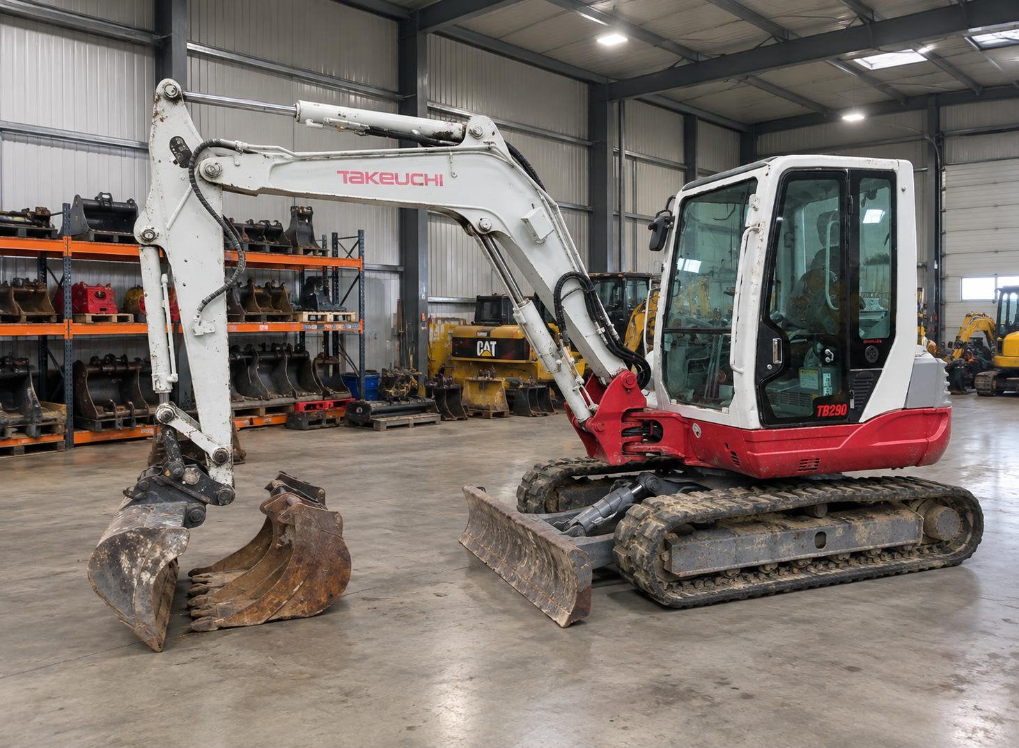 2 mini pelle takeuchi 3T5 et 5T, Enlèvement ou Envoi