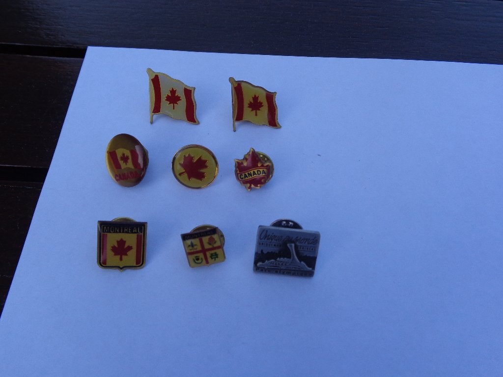 8 beaux pin's sur Montréal et le Canada, Verzamelen, Ophalen