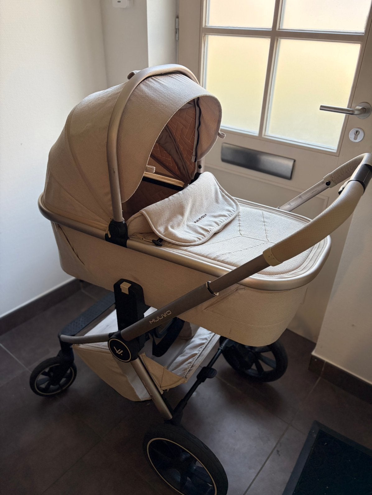 Muuvo quick boho 2 in 1, Kinderen en Baby's, Kinderwagens en Combinaties, Gebruikt, Kinderwagen, Overige merken, Met reiswieg
