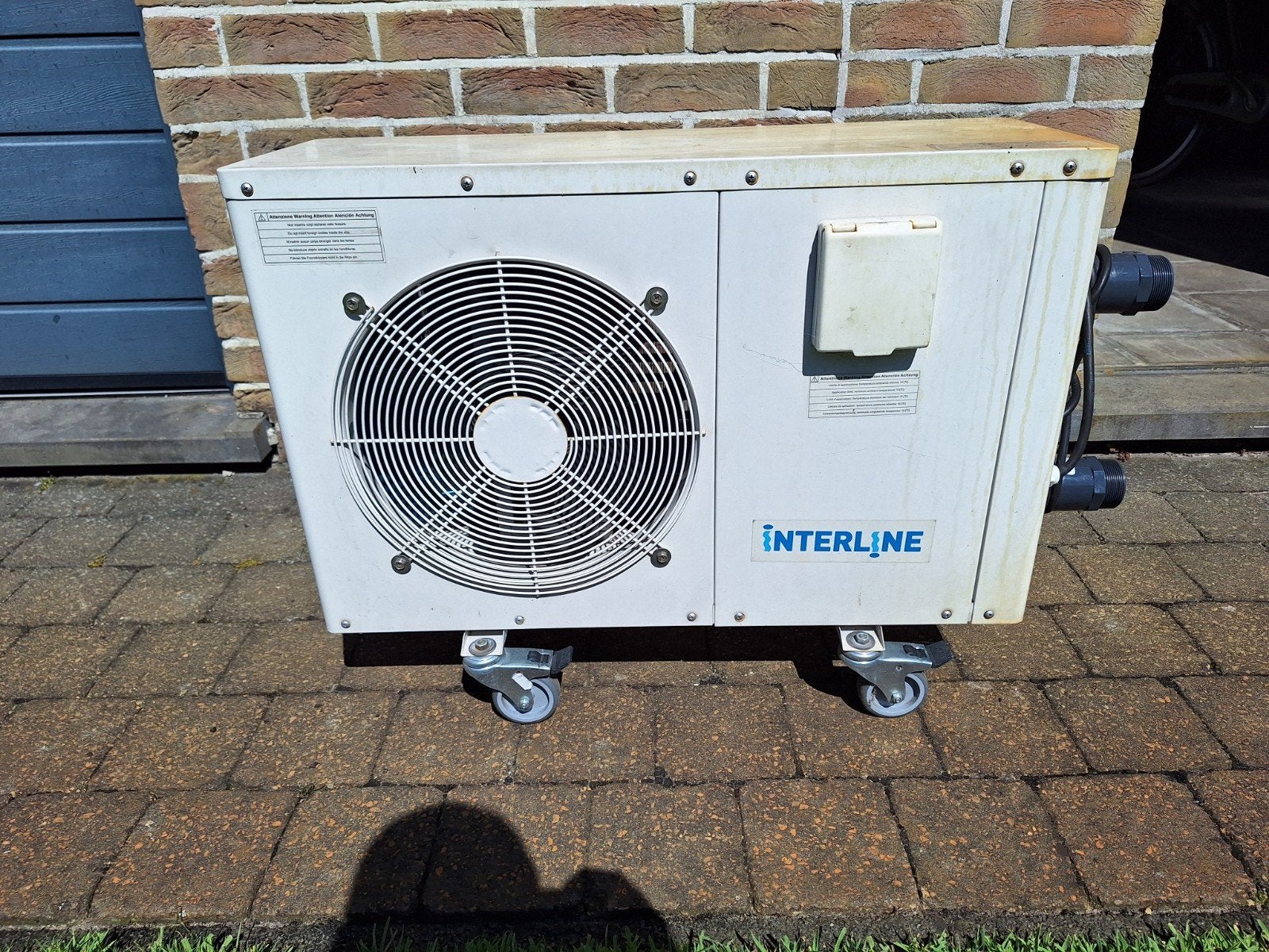 Warmtepomp zwembad interline, Ophalen