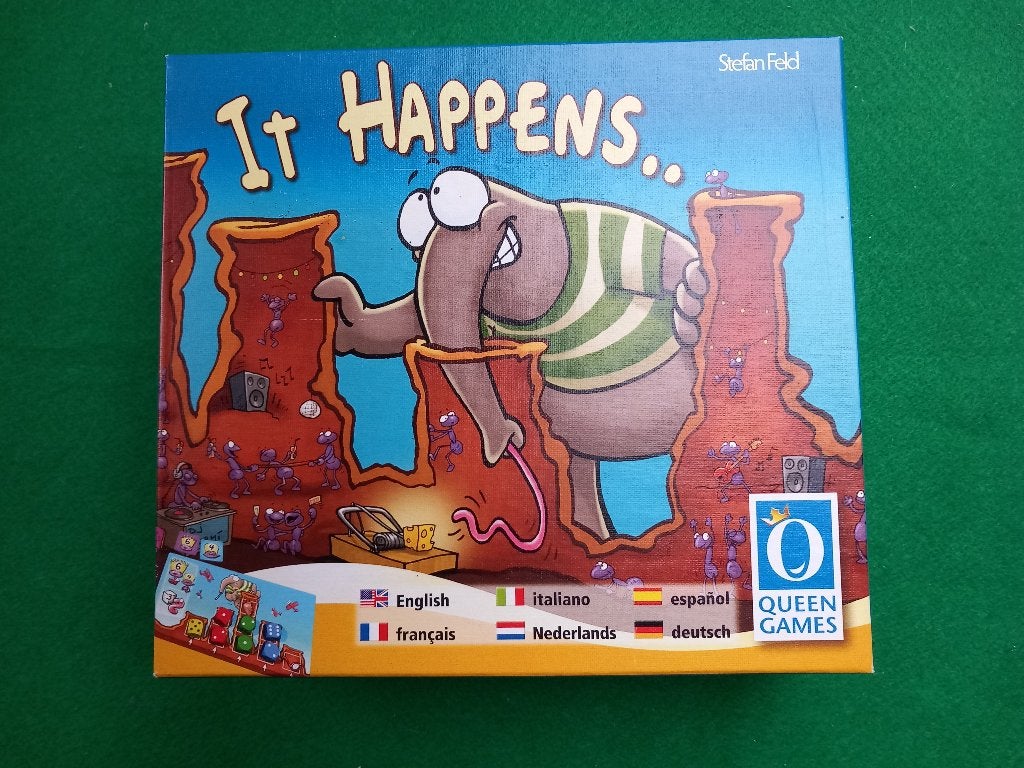It Happens.., Trois ou quatre joueurs, Enlèvement ou Envoi, Utilisé, Queen Games