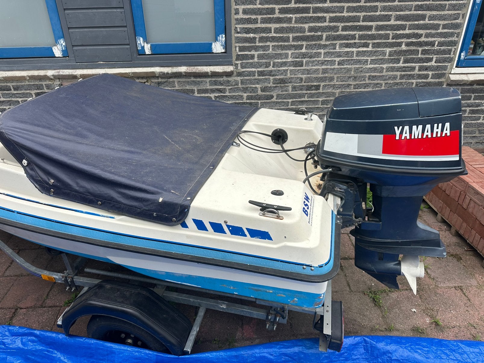 Bateau à moteur Hellwig 50 CV Yamaha, Sports nautiques & Bateaux, Accessoires navigation, Utilisé, Moteur et Technique, Bateau à moteur