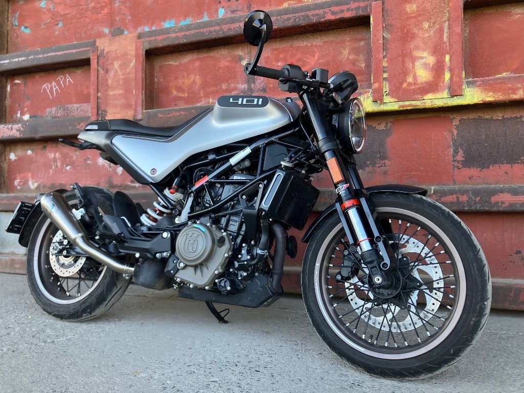 Husqvarna 401 vitpilen comme neuve, 12 à 35 kW, 1 cylindre, Manuelle, Naked bike