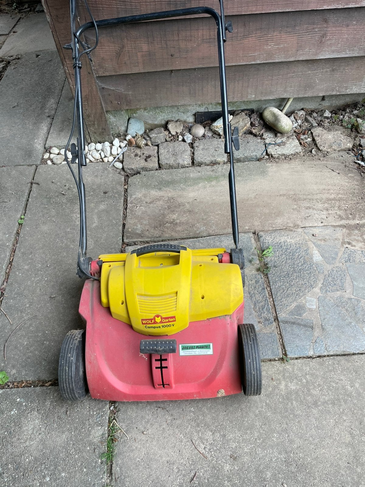 Scarificateur Wolfgarten avec collection, Enlèvement, Comme neuf
