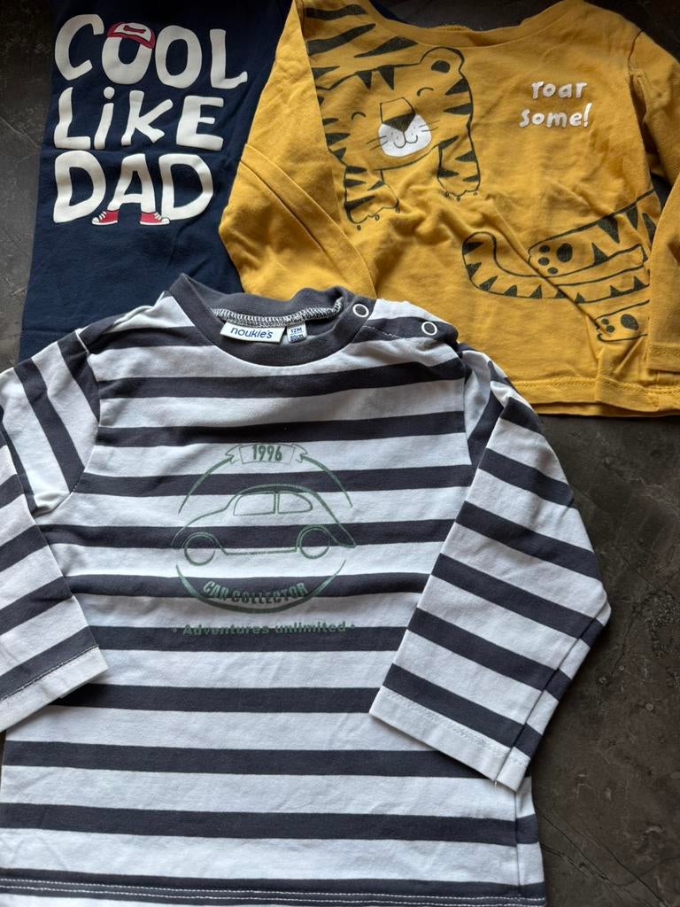 Lot van 3 t-shirts lange mouwen, Ophalen of Verzenden, Gebruikt, Jongetje of Meisje, Shirtje of Longsleeve