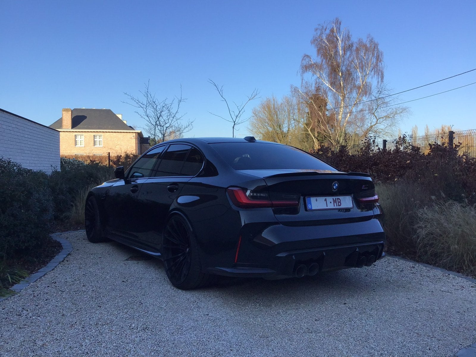 Bmw m3 competition x drive, Auto's, Zwart, Berline, Particulier, 3 Reeks