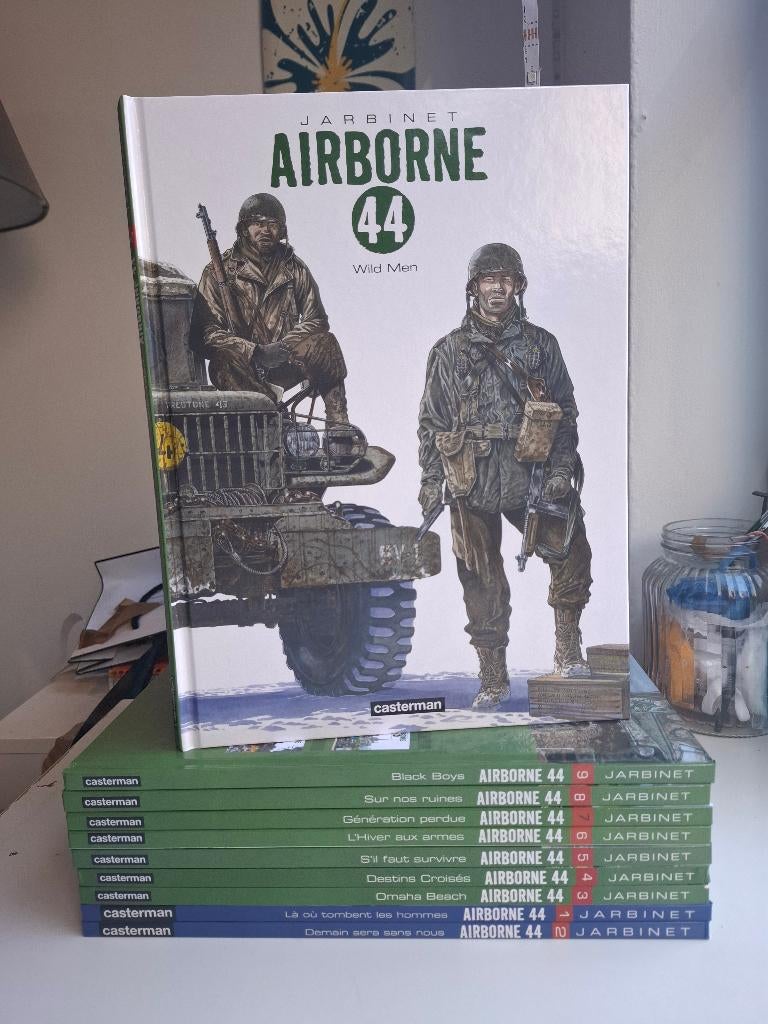 AIRBORNE 44 TOMES 1 à 10 TBE CASTERMAN EO/REED, Livres, Série complète ou Série, Enlèvement ou Envoi, Comme neuf