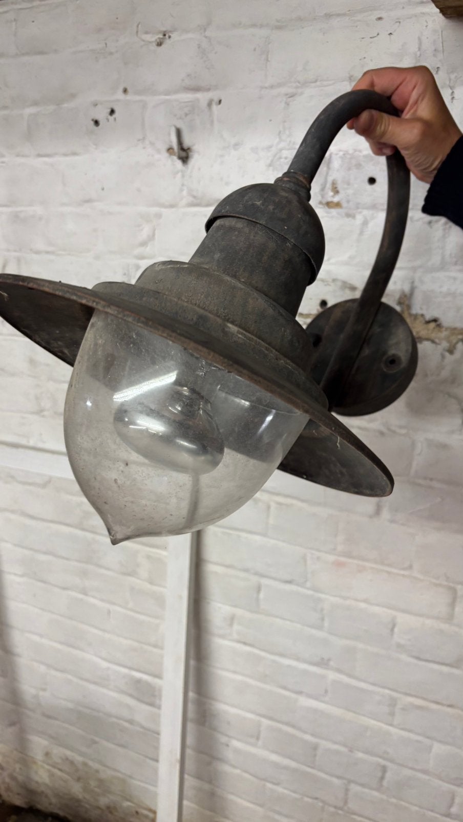 Lampe extérieure A donner, Enlèvement