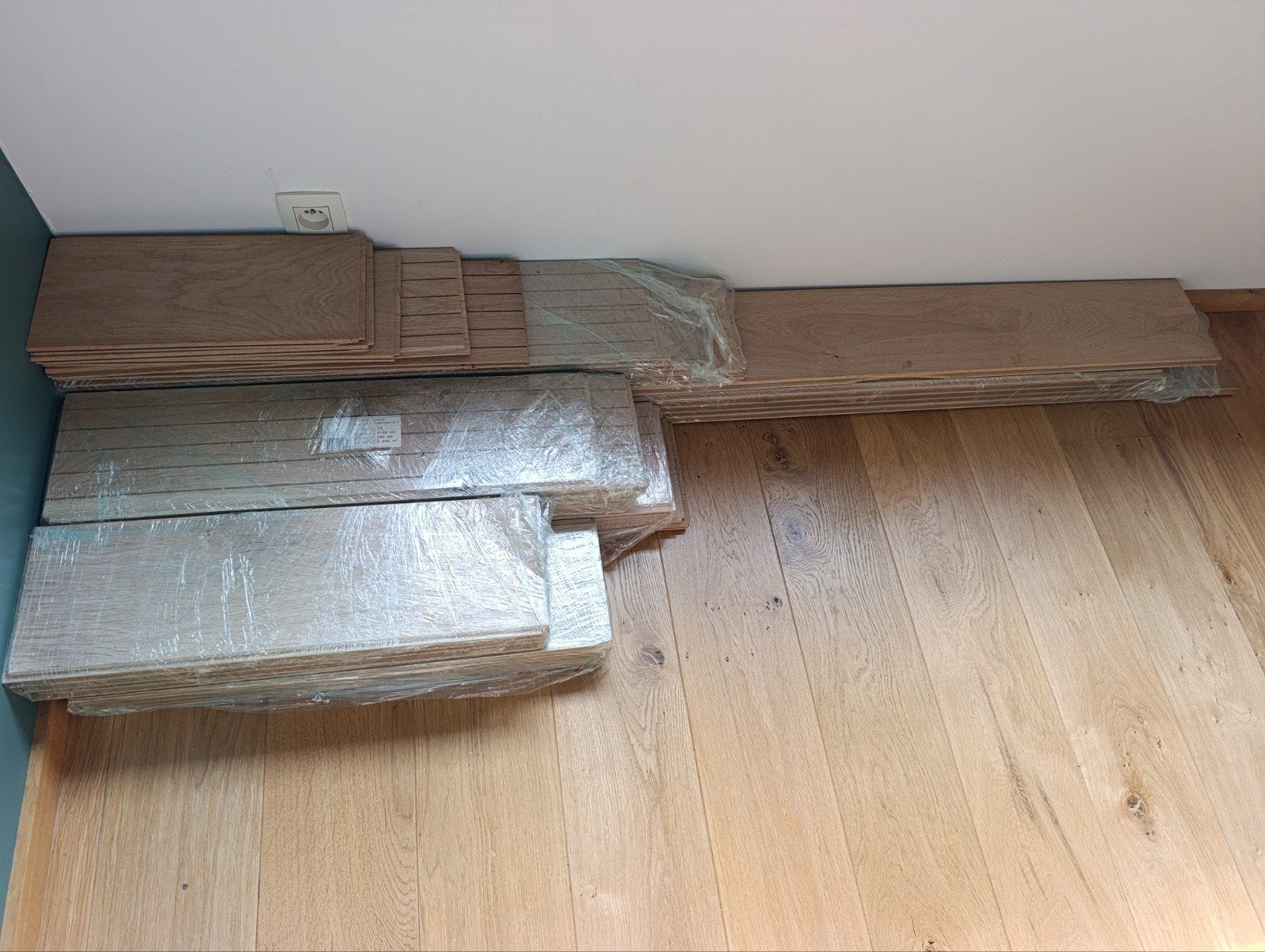 Parquet Chêne massif, Enlèvement