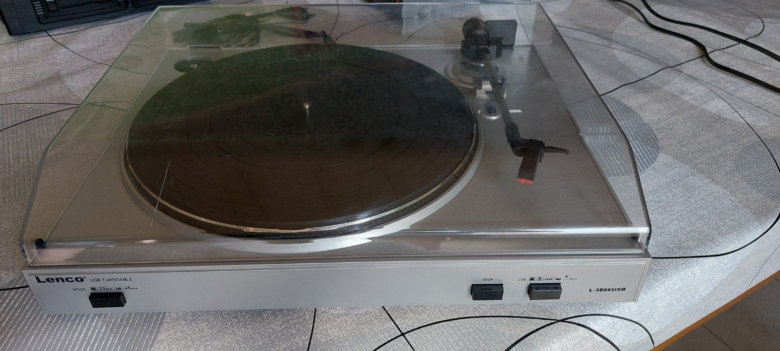 Platenspeler Lenco L-3866USB, TV, Hi-fi & Vidéo, Tourne-disques, Utilisé, Tourne-disque, Connexion USB, Enlèvement