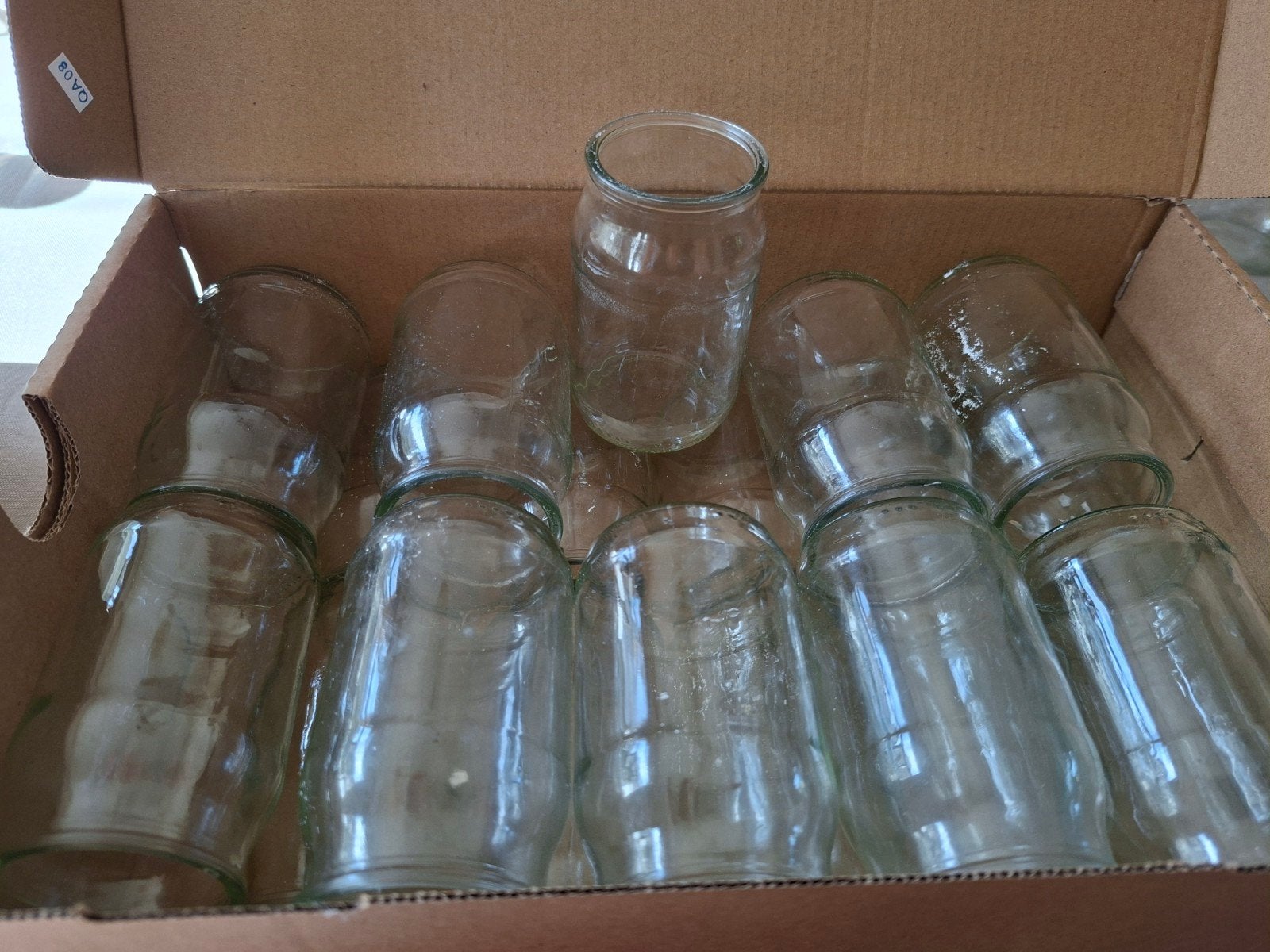 lot de 20 pots en verre, Enlèvement, Verre
