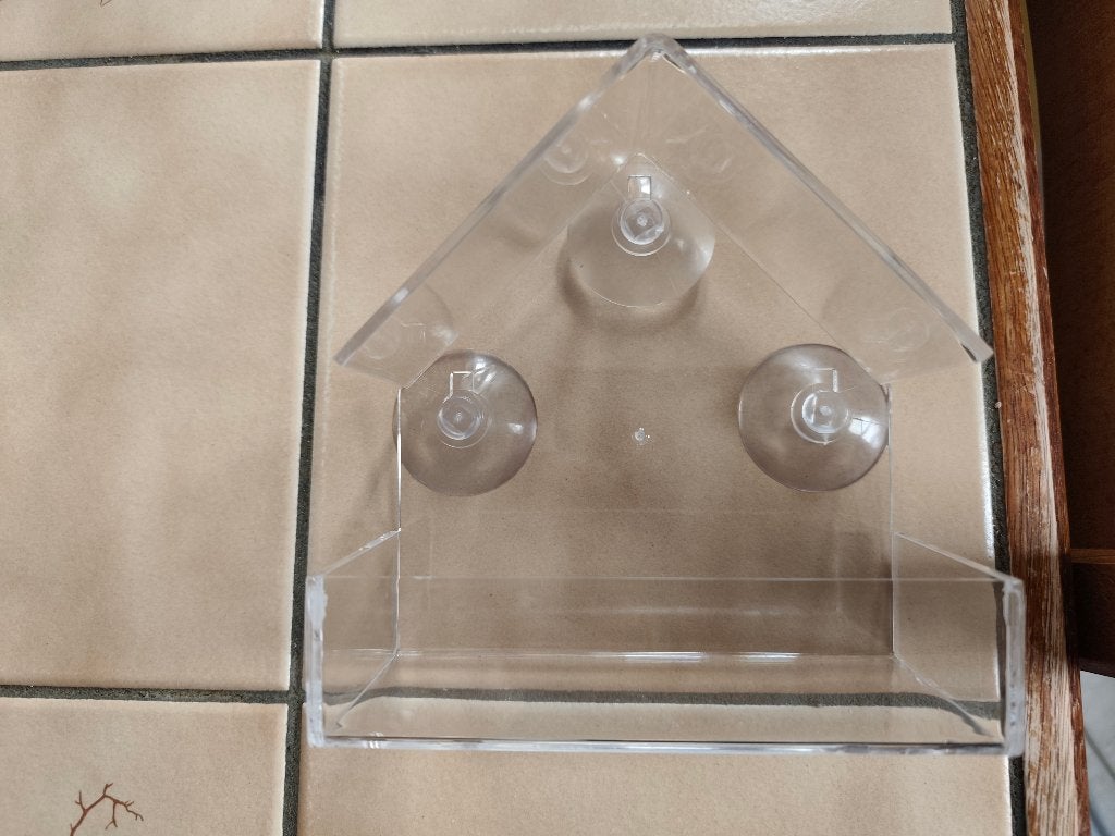 Mangeoire à fenêtre transparente avec 3 ventouses, Ophalen, Nieuw