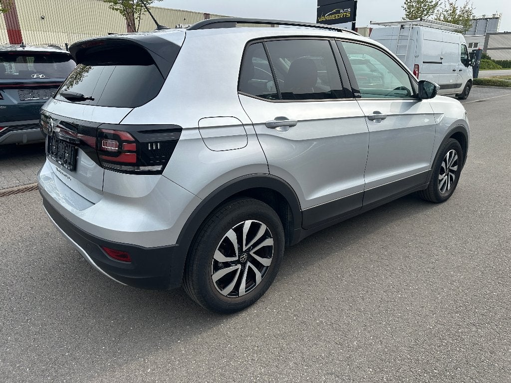 Vw T-Cross, 1.0 TSI AUTOMAAT, Carplay-Android/ Camera, Euro 6, 1290 kg, Bedrijf, Zilver of Grijs